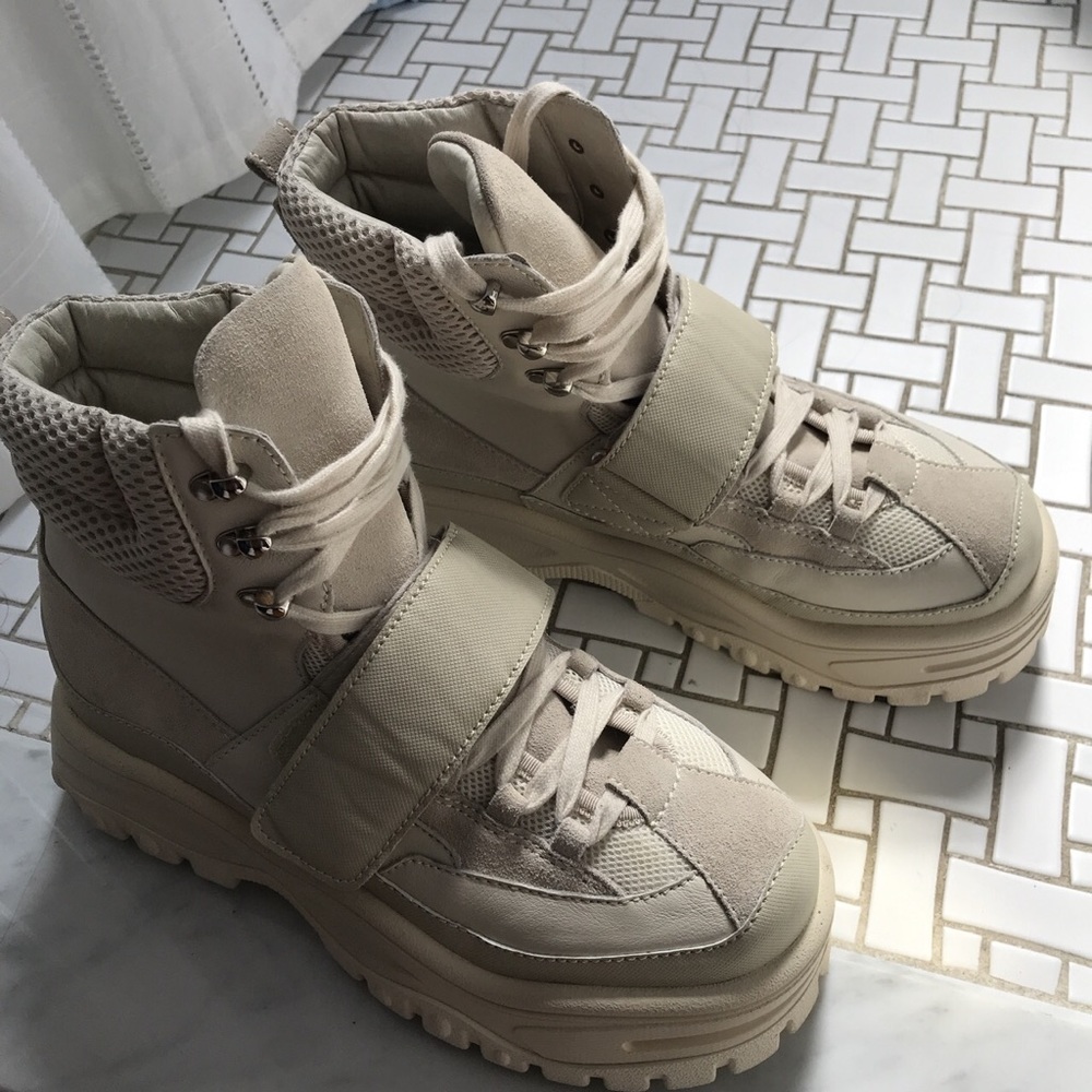COMBAT BOOTS LF STORE BEIGE